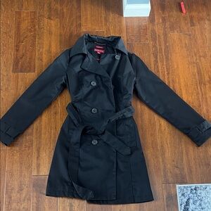 Merona Classic Black Trench Coat